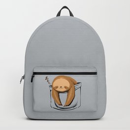 Sloth in a Pocket Backpack