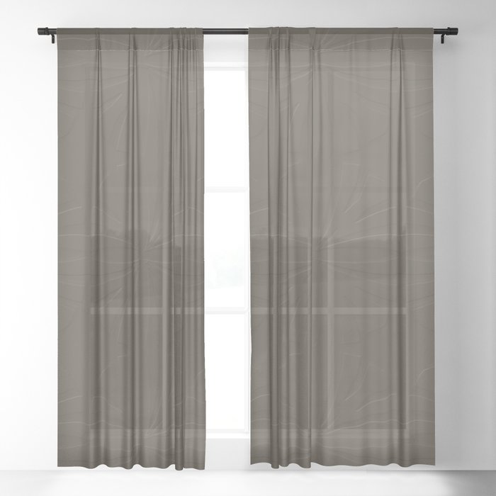 Deep Bronze Taupe Sheer Curtain By, Taupe Sheer Curtains