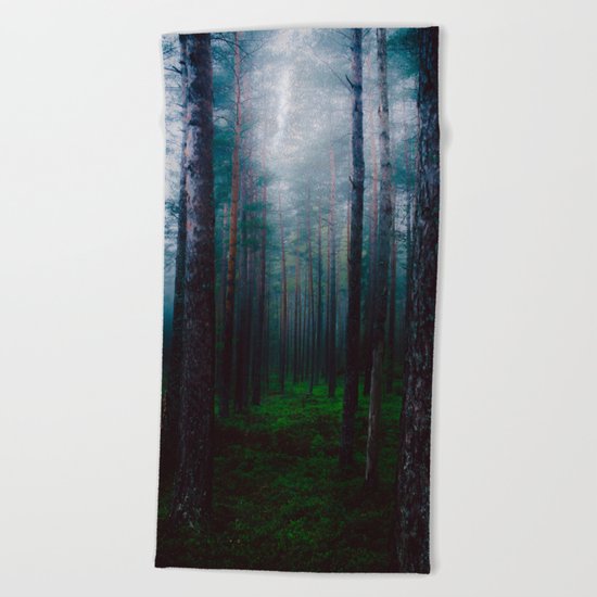 I will make you sleep Beach Towel