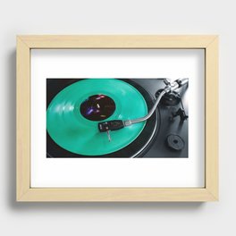 Vinyl Record Recessed Framed Print