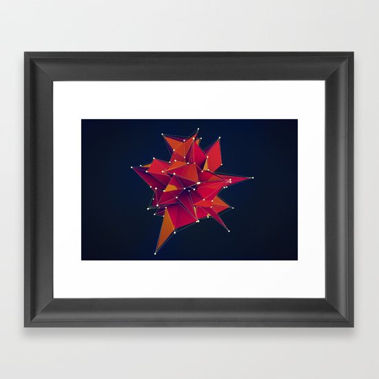 Architecture Polygons Framed Art Print