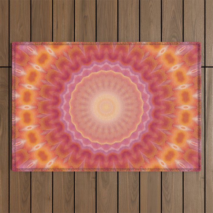 Mandala power of color Outdoor Rug