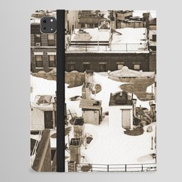 NYC Winter Sepia iPad Folio Case