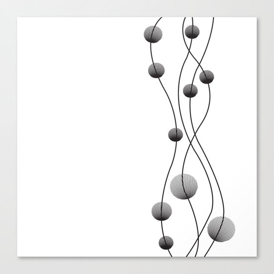 Interstellar Flowers Canvas Print
