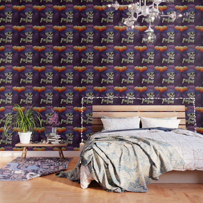 La Catrina Wallpaper By Tomart Society6