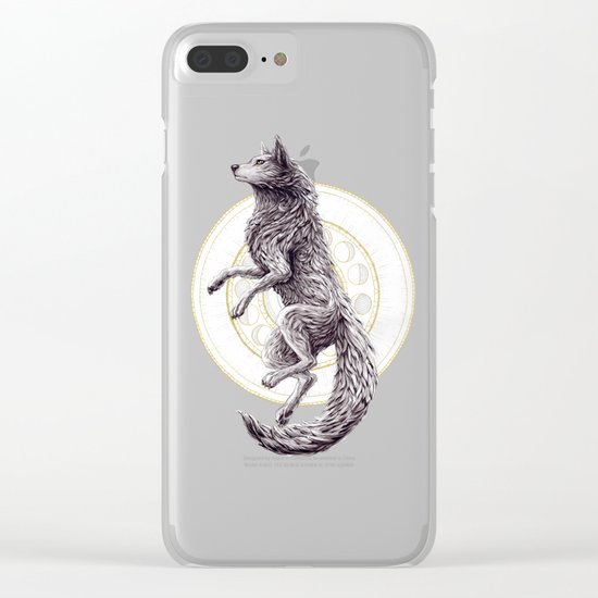 Shades of the moon Clear iPhone Case