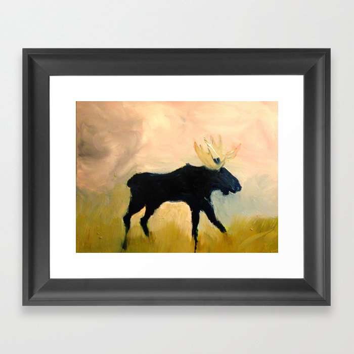 Blue Moose Framed Art Print