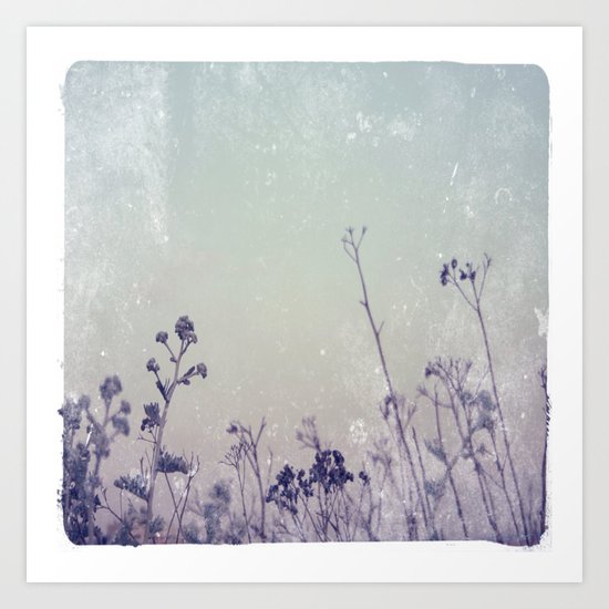 Landscape 1 (blue tones) Art Print