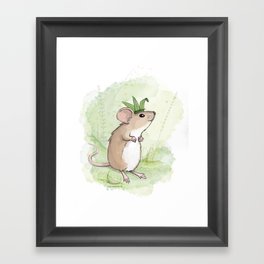 A Little Mouse Prince Named Reed Framed Art Print