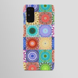 Colorful Patchwork Art - Mandala Medley Android Case