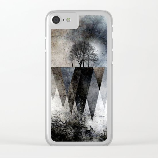 TREES over MAGIC MOUNTAINS II Clear iPhone Case