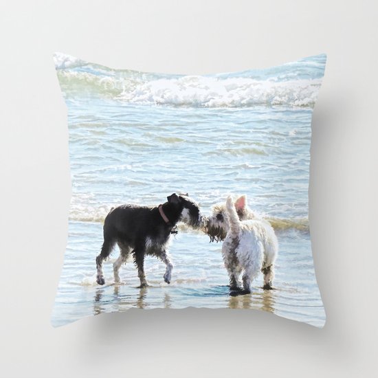 Sweet Meet Throw Pillow
