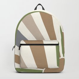 Multicolor retro Sun design 8 Backpack