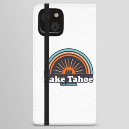 Lake Tahoe California Rainbow iPhone Wallet Case