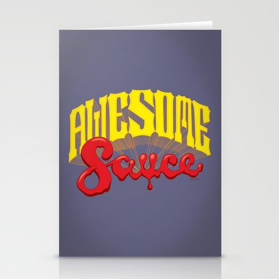 Awesome Sauce Stationery Cards