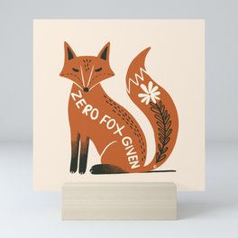 Zero fox given Mini Art Print