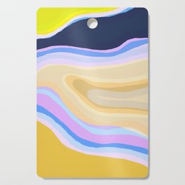 Abstract Line 40 Cutting Board