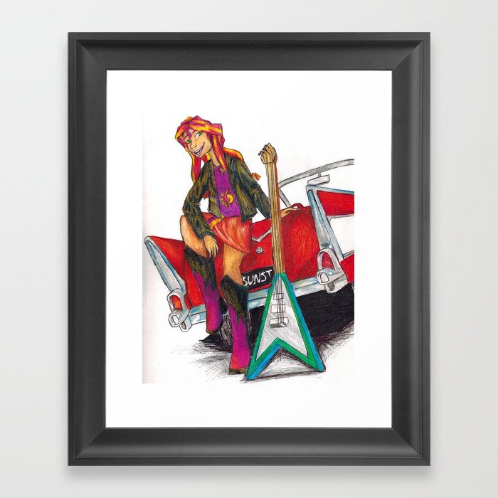 Rockin n Rollin Framed Art Print