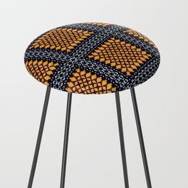 Distorted Butterfly Wing No 11 Counter Stool