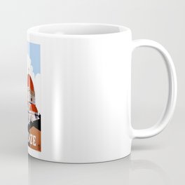 1930 ITALY Florence Firenze Travel Poster Coffee Mug