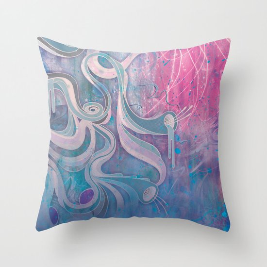 Electric Dreams Throw Pillow