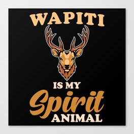 Wapiti Spirit Animal Canvas Print