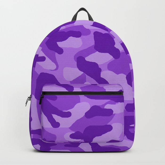 Purple Camo Camouflage Backpack