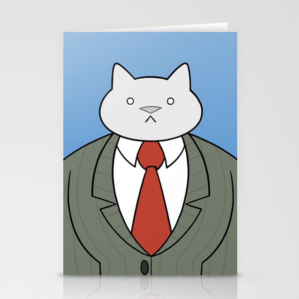 Business Cat Stationery Cards