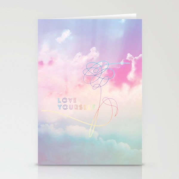 Bts Love Yourself Her Pastel O Version Stationery Cards By