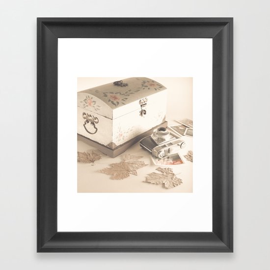 Remembers (vintage still life photography) Framed Art Print