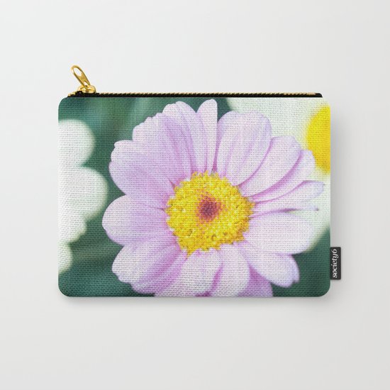 Soft Pink Marguerite Daisy Flower #1 #decor #art #society6 Carry-All Pouch