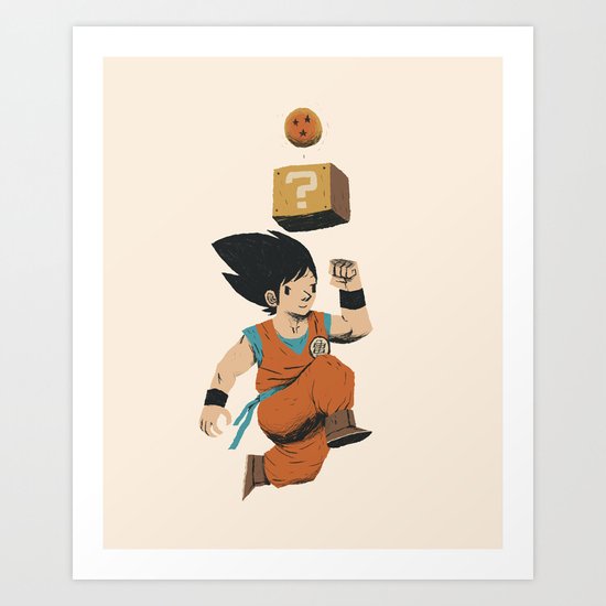 DB question block Art Print