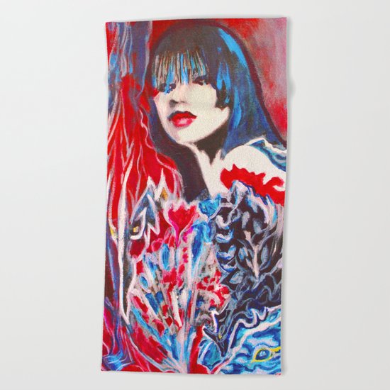 GUIDING LIGHTS Beach Towel