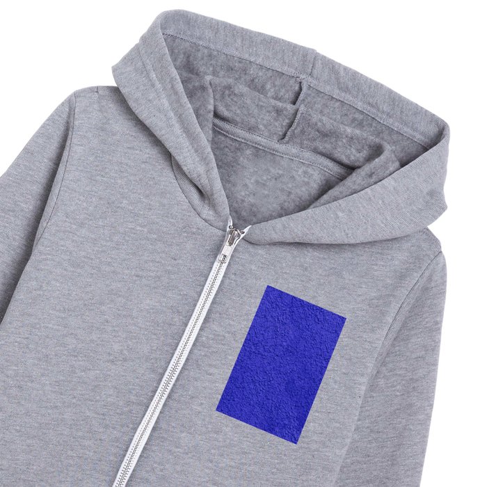 DEEP BLUE CRUMBLE RENDER. Kids Zip Hoodie