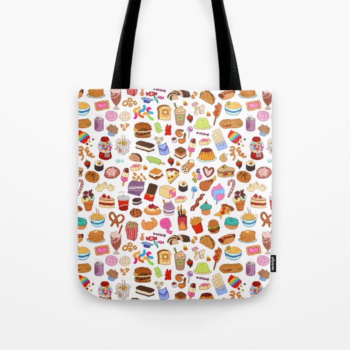 Cute food Tote Bag by SIINS | Society6