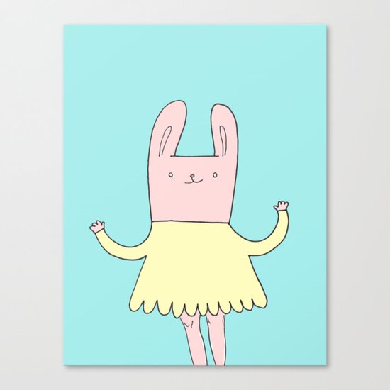 happy habbit Canvas Print