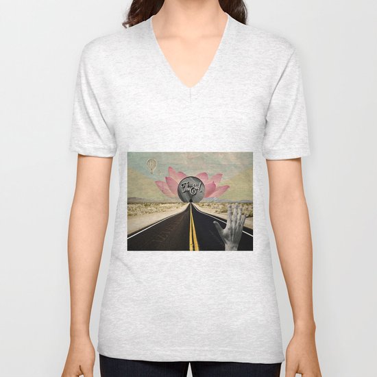 Never say goodbye Unisex V-Neck