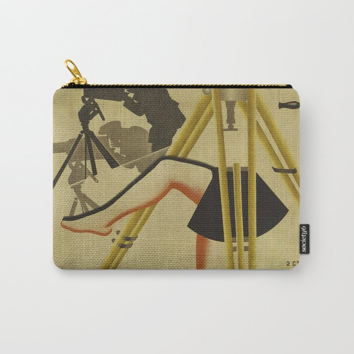 Man With a Movie Camera by Vladimir and Georgii Stenberg Carry-All Pouch
