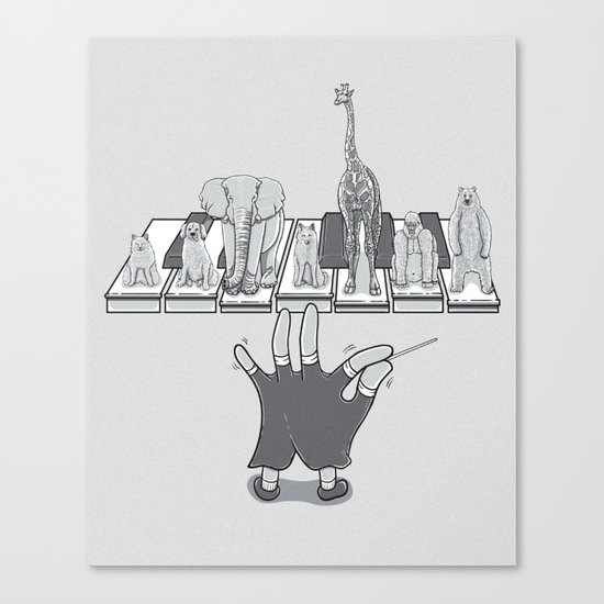 Piano Recital Canvas Print
