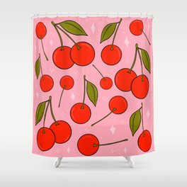 Cherries on Top Shower Curtain
