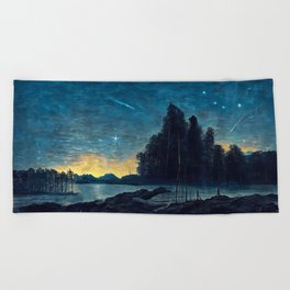 Starry Nights Beach Towel