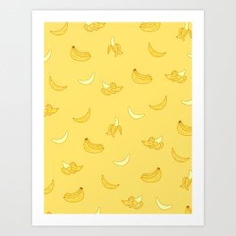 Banana Dance Art Print