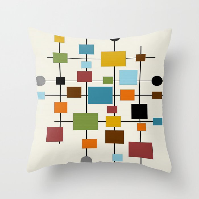 Pillows - Mid Century Modern Throw Pillows