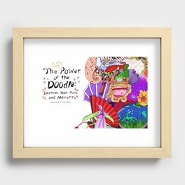 The Power of the Doodle Recessed Framed Print