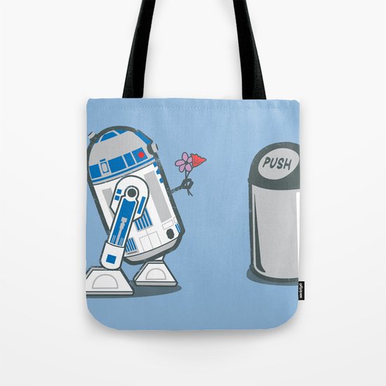 Robot Crush Tote Bag