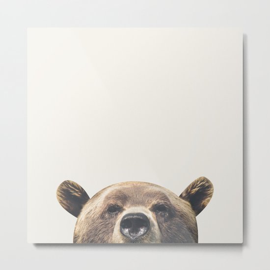 Bear Metal Print