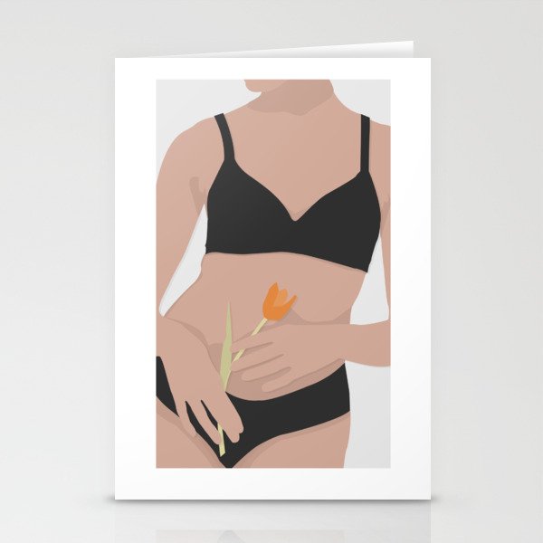 Poster "Female Beauty" Stationery Cards
