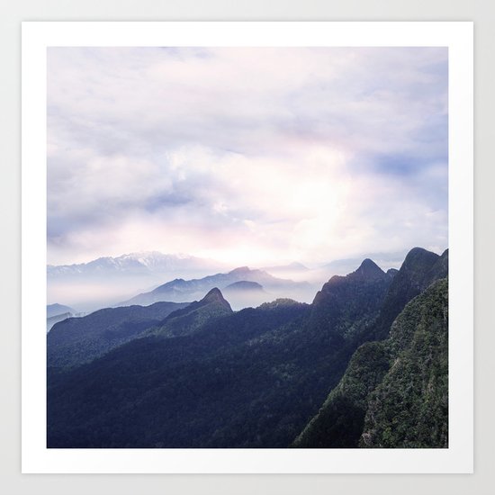 Silent sunset II Art Print