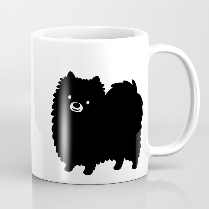 Cute Black Pomeranian Coffee Mug