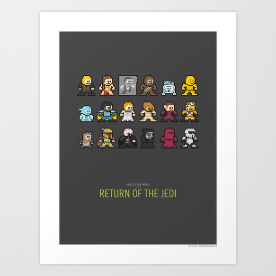 Mega Star Wars: Episode IV - Return of the Jedi Art Print